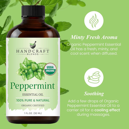 Organic Peppermint Essential Oil
