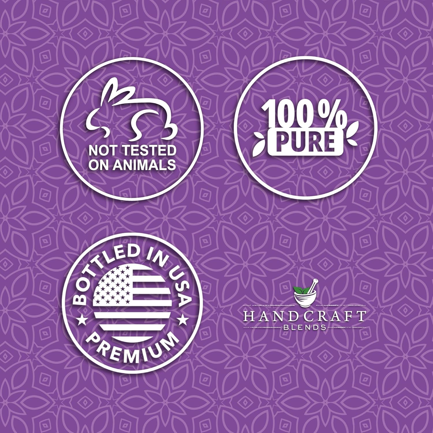 Lavender Essential Oil in Glass Bottle