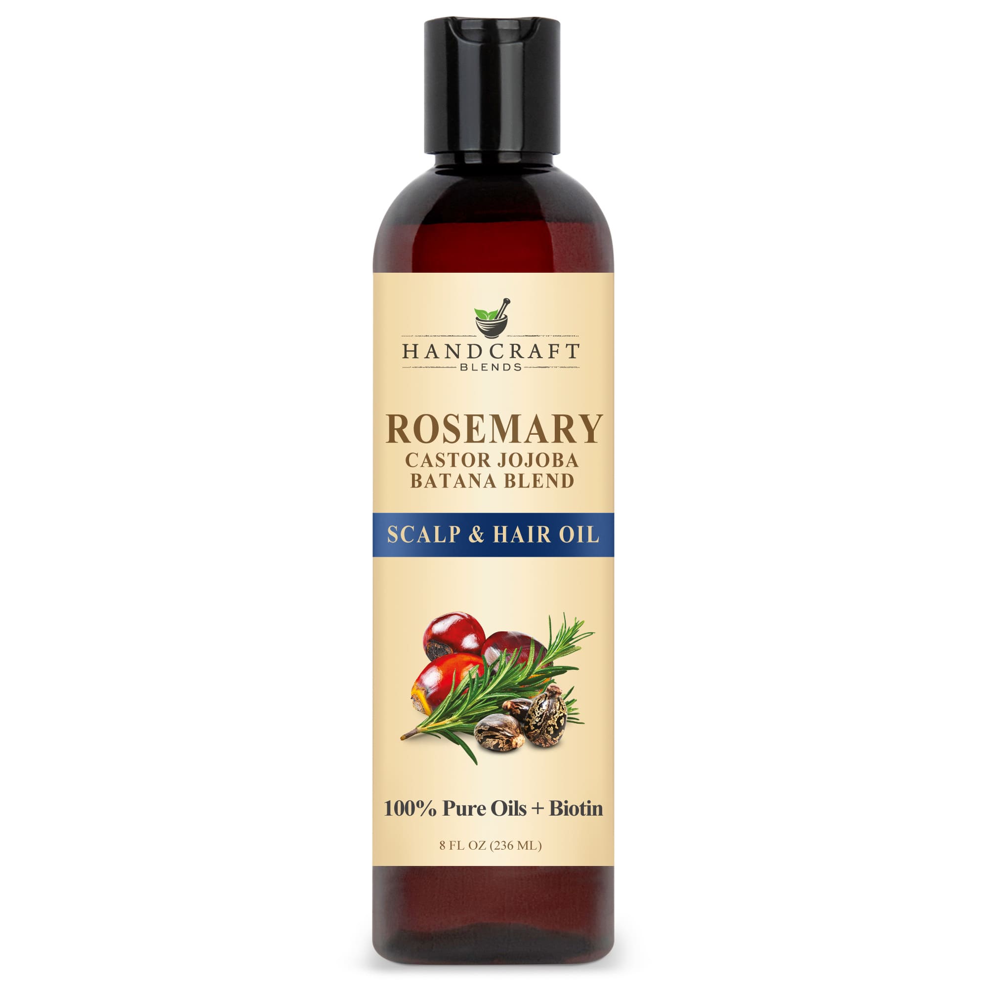 Rosemary Carrier Oil Blend with Castor, Jojoba, Batana and Biotin
