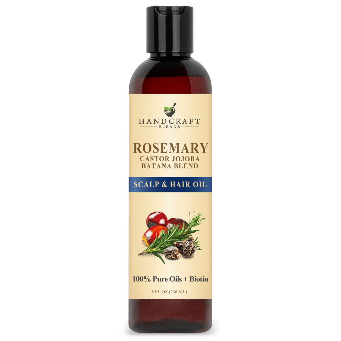 Rosemary Carrier Oil Blend with Castor, Jojoba, Batana and Biotin