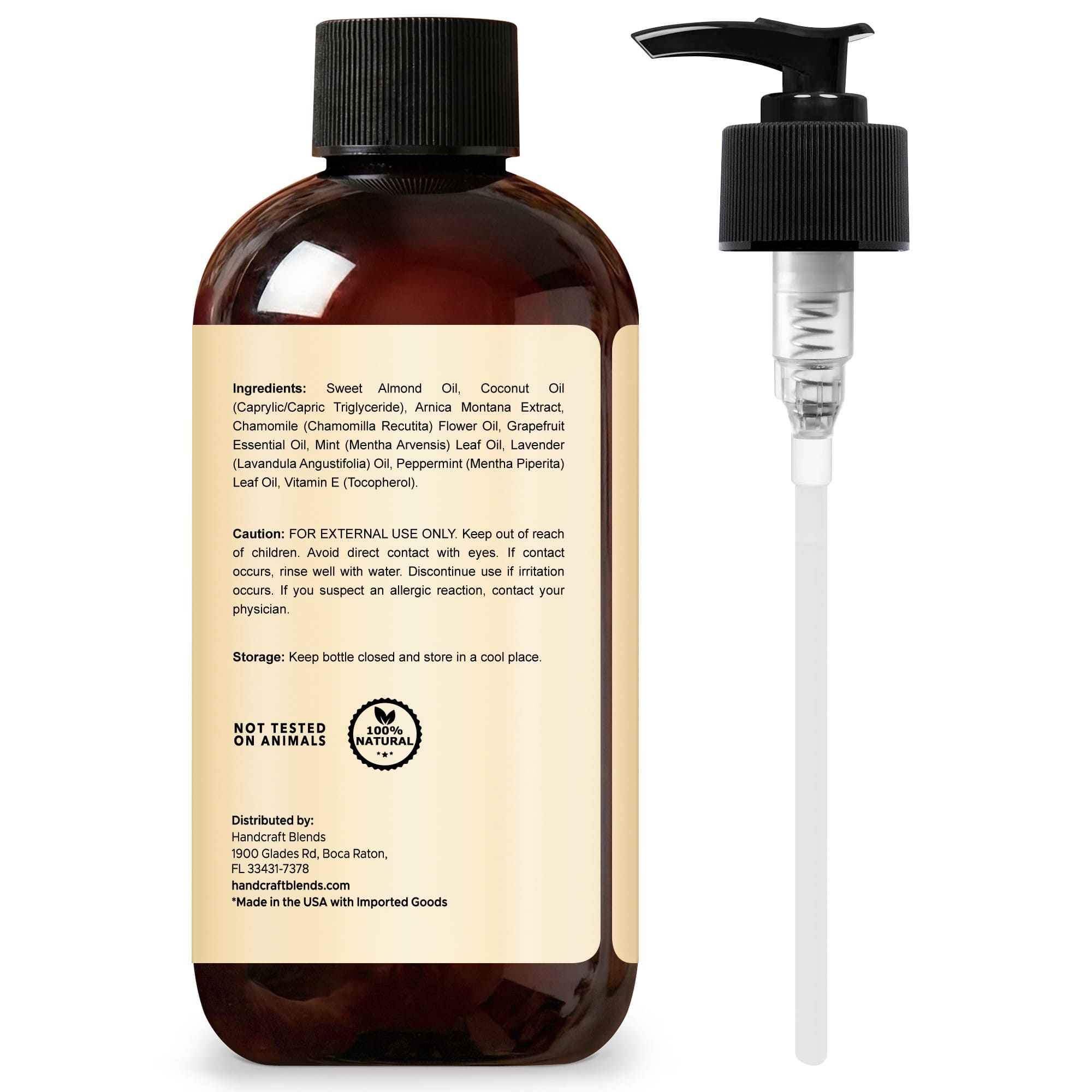 Sore Muscle Massage Carrier Oil