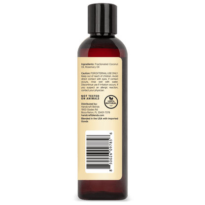 Fractionated Coconut Carrier Oil Infused with Rosemary Oil