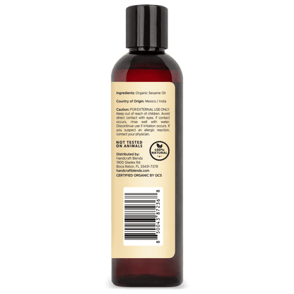 Organic Sesame Carrier Oil