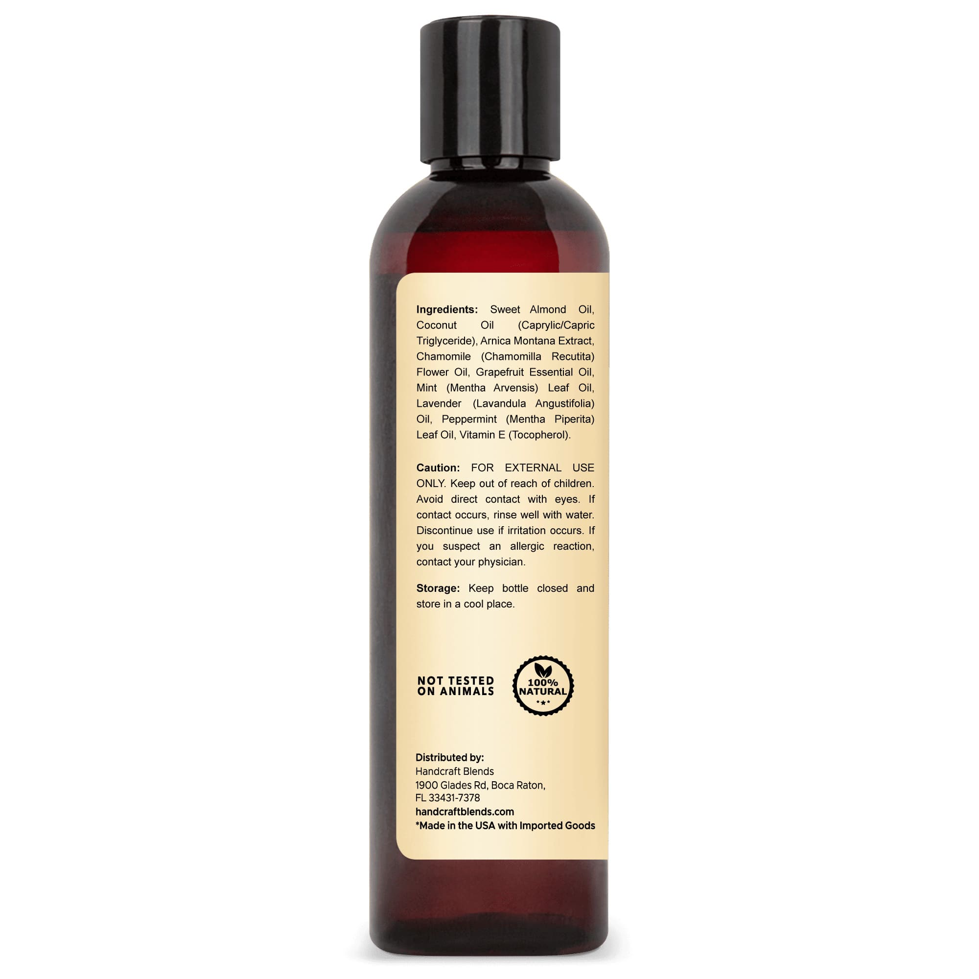 Sore Muscle Massage Carrier Oil