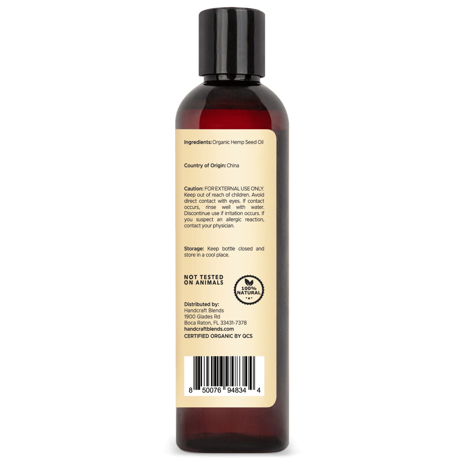 Organic Hemp Seed Oil