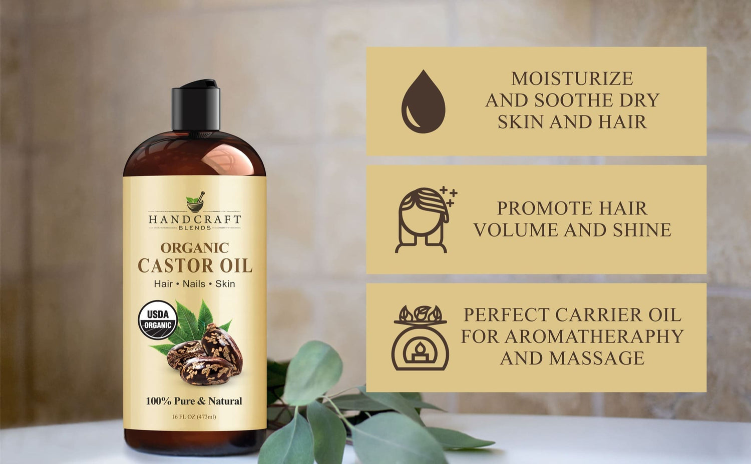 Organic Castor Carrier Oil