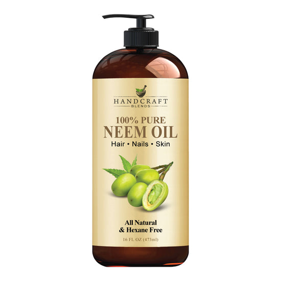 Handcraft Neem Oil – 100% Pure and Natural – 16 fl. Oz
