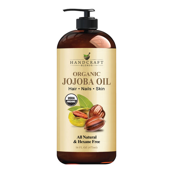 Handcraft Organic Jojoba Oil for Skin, Face and Hair - 100% Pure & Natural