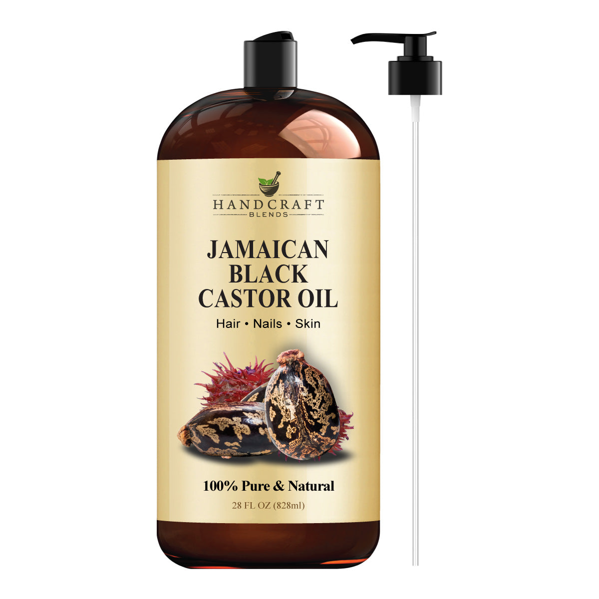 NIFEISHI Castor Oil Castor Oil for Hair Growth Jamaican Black Castor Oil  for Eyelashes and Eyebrows Nourishes and Hydrates Hair Skin & Nails Organic Castor  Oil 60ml/2.02 fl.oz