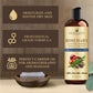 Handcraft Blends Rosemary Oil with Castor, Jojoba, Batana and Biotin, with a Scalp Scrubber, 100% Pure & Natural - 8 Fl. Oz