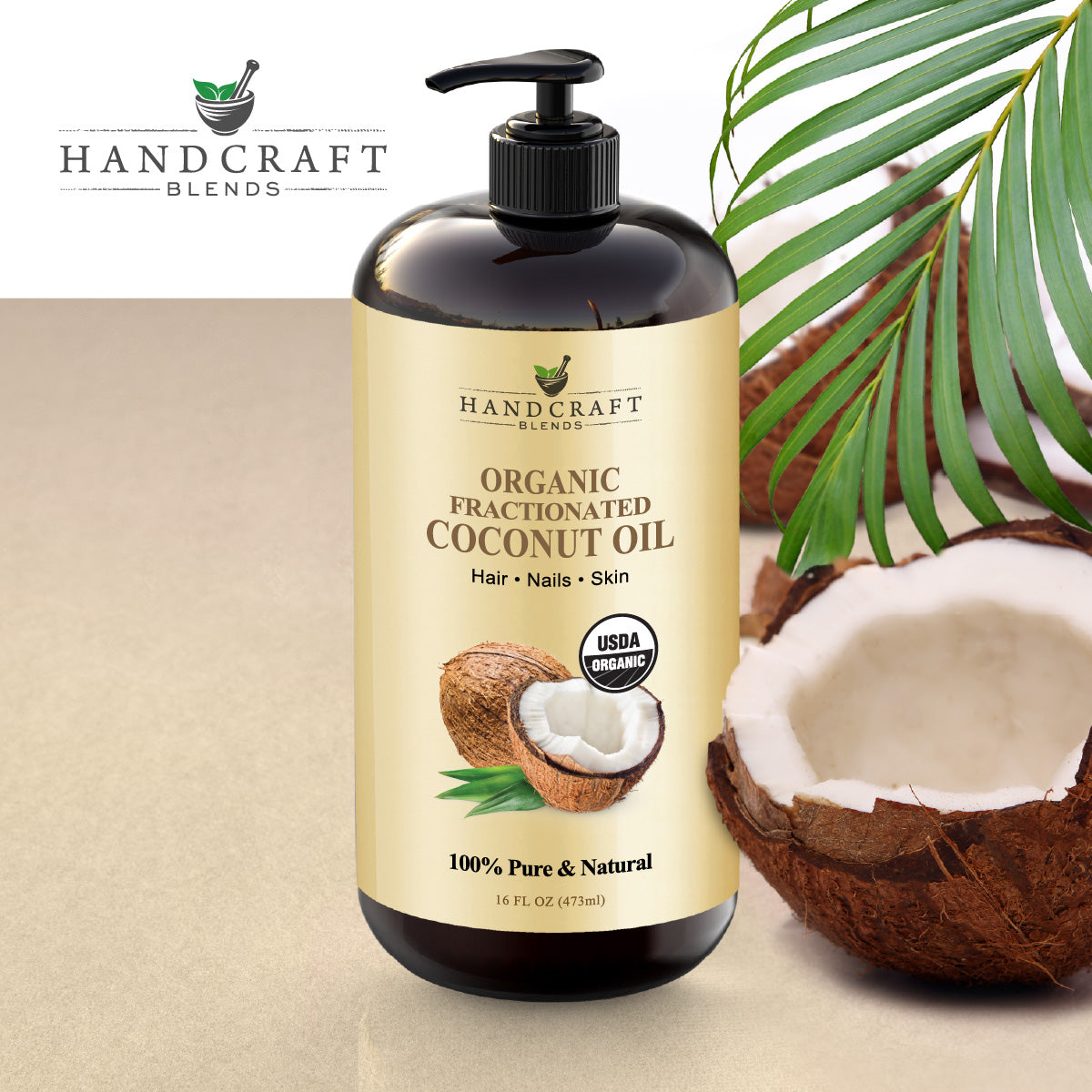 Organic Fractionated Coconut Carrier Oil