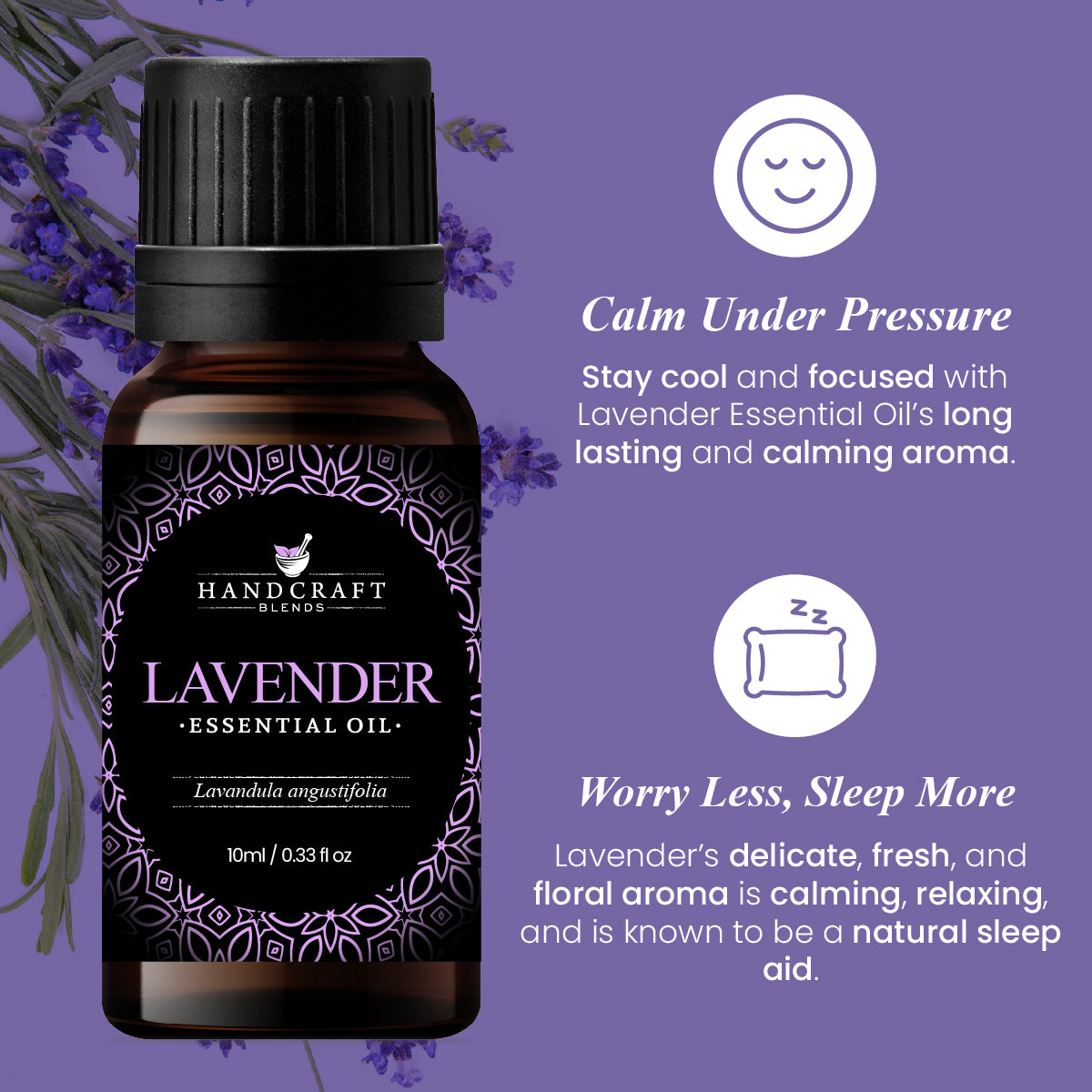 Lavender Essential Oils Pure and Natural Aromatherapy Oils for  Sleep,Diffuser