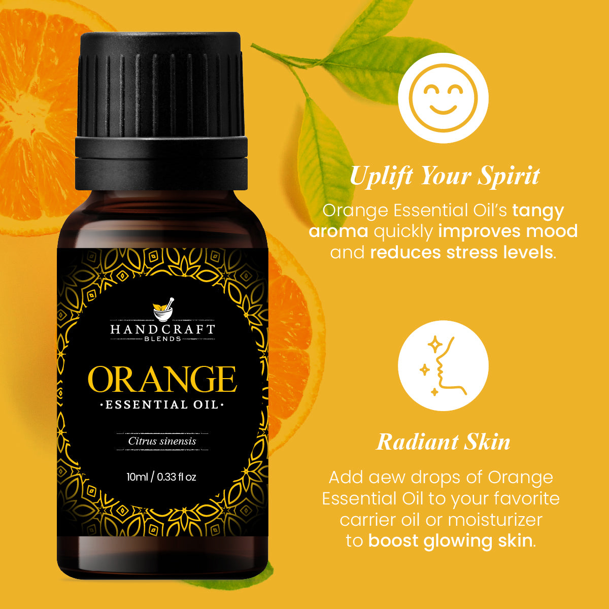 Organic Orange Essential Oil (sweet orange) from Artisan Aromatics