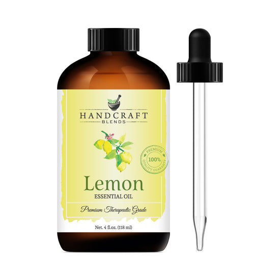 Handcraft Lemon Essential Oil - 100% Pure & Natural - 4 Fl. oz