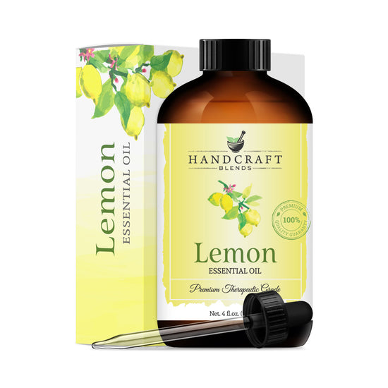 Handcraft Lemon Essential Oil - 100% Pure & Natural - 4 Fl. oz