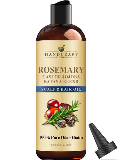 Rosemary Carrier Oil Blend with Castor, Jojoba, Batana and Biotin