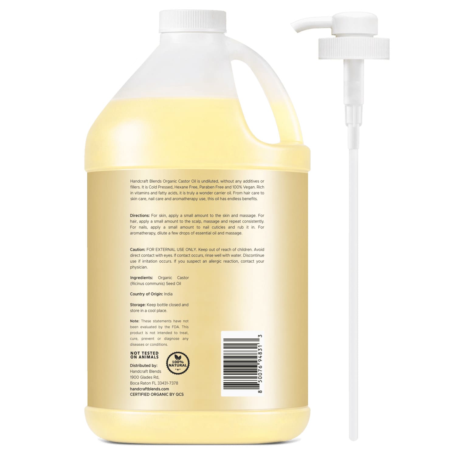 Organic Castor Carrier Oil