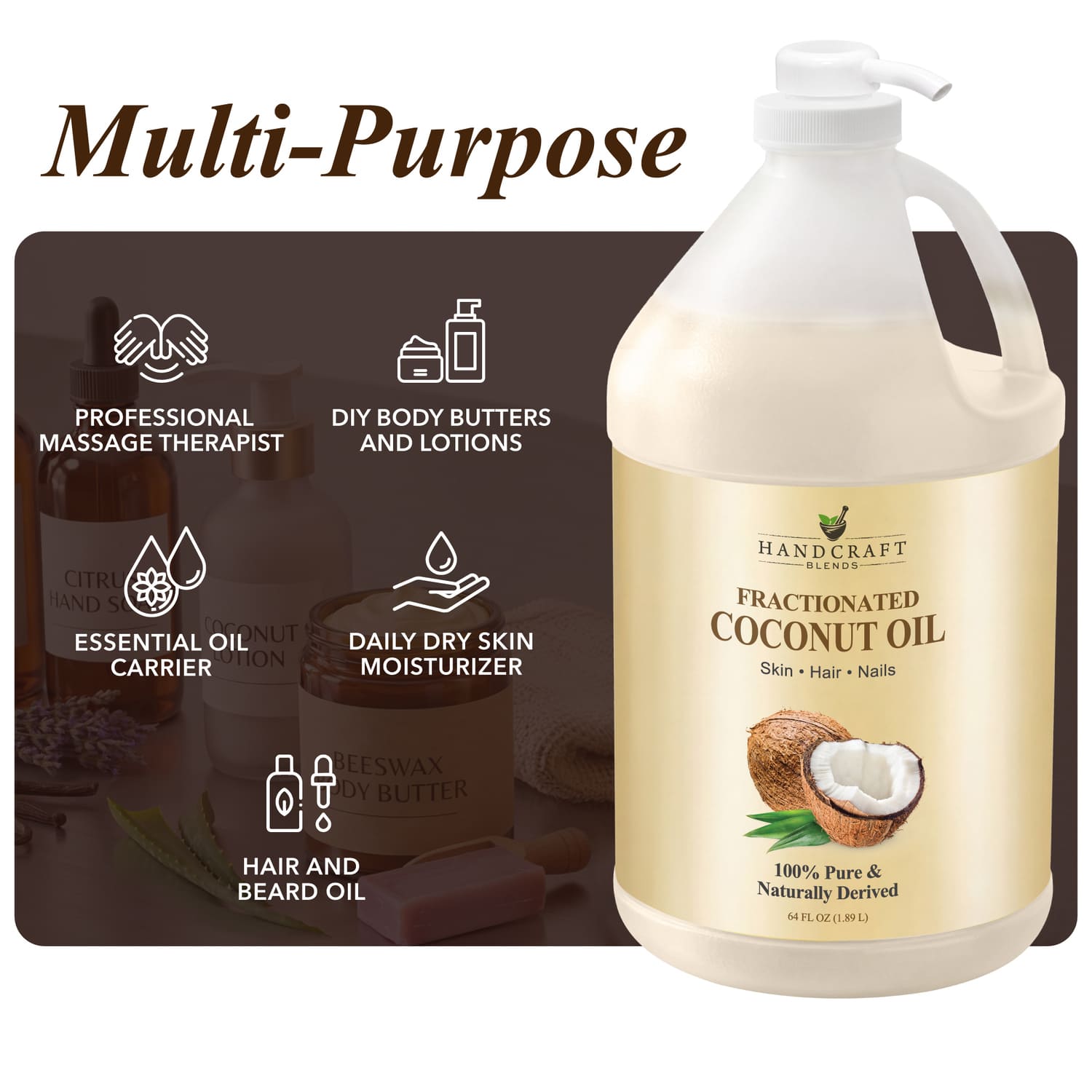 Fractionated Coconut Carrier Oil