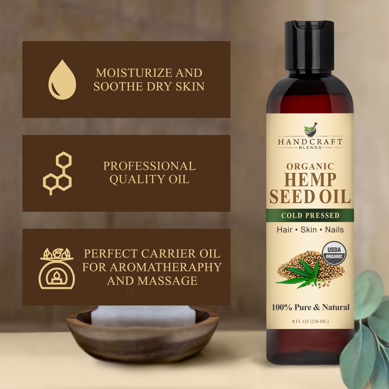 Organic Hemp Seed Oil