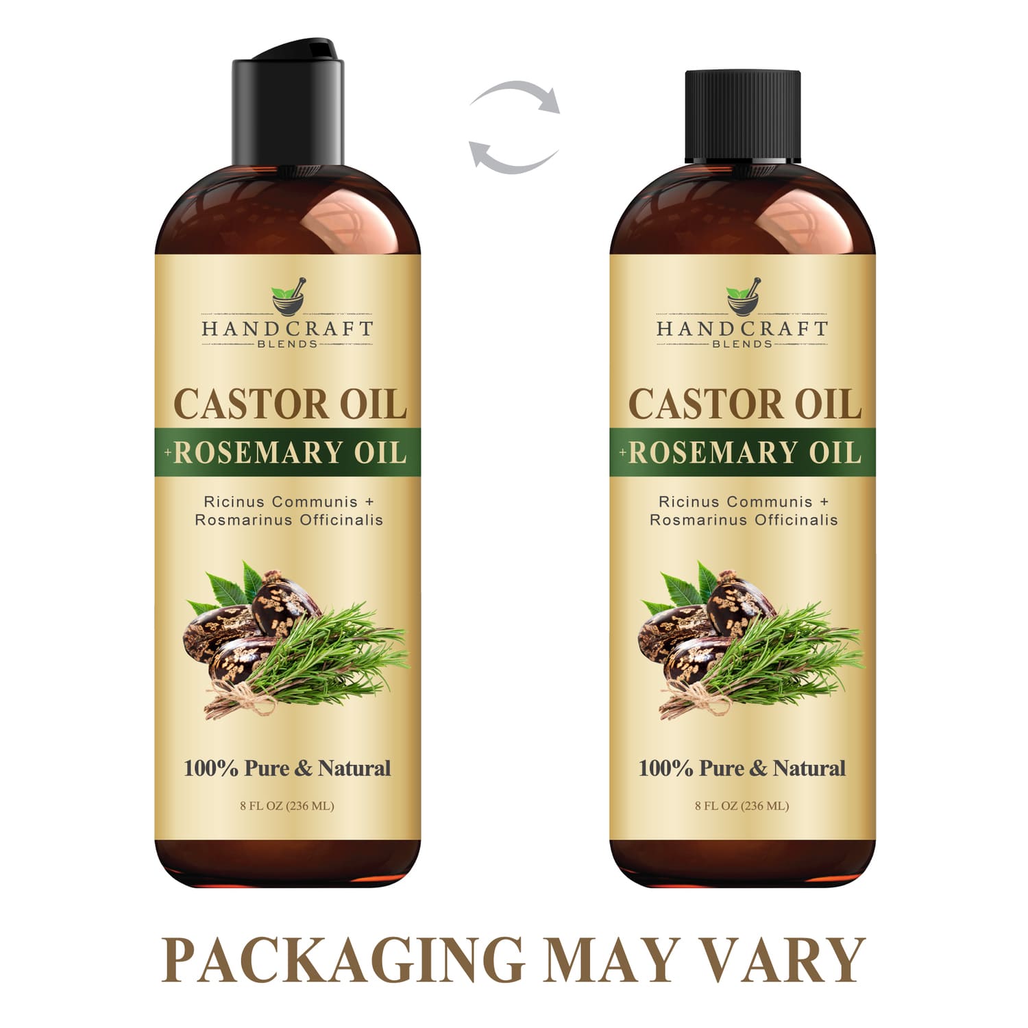 Castor Carrier Oil infused with Rosemary