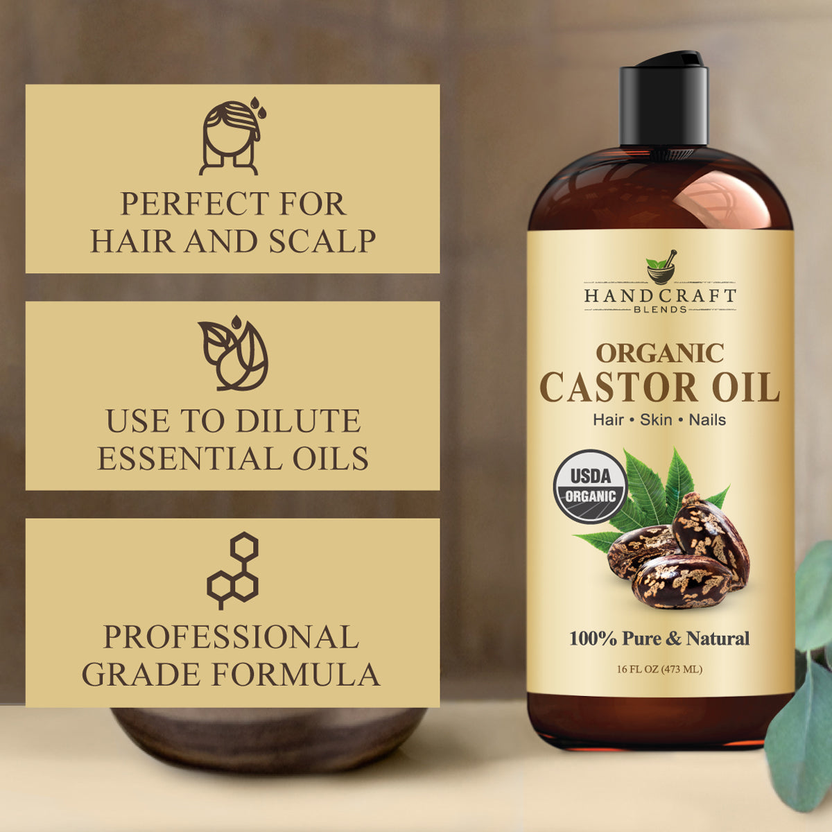 Organic Castor Carrier Oil