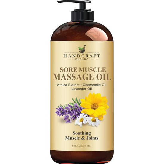 Handcraft Sore Muscle Massage Oil - 8 Fl Oz
