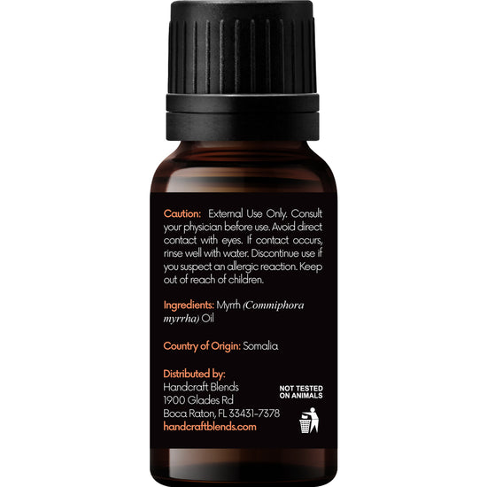 Handcraft Myrrh Essential Oil - 100% Pure & Natural - 0.33 Fl. Oz