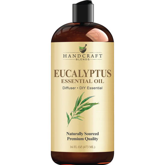 Handcraft Eucalyptus Essential Oil - for Candle Making, Soap Making, diffusers, Aromatherapy - 16 Fl. Oz
