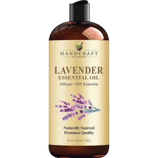 Handcraft Lavender Essential Oil - for Candle Making, Soap making, Diffusers and Aromatherapy - 16 Fl. Oz