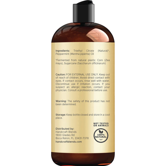 Handcraft Peppermint Essential Oil - for Candle Making, Soap Making, diffusers, Aromatherapy - 16 Fl. Oz