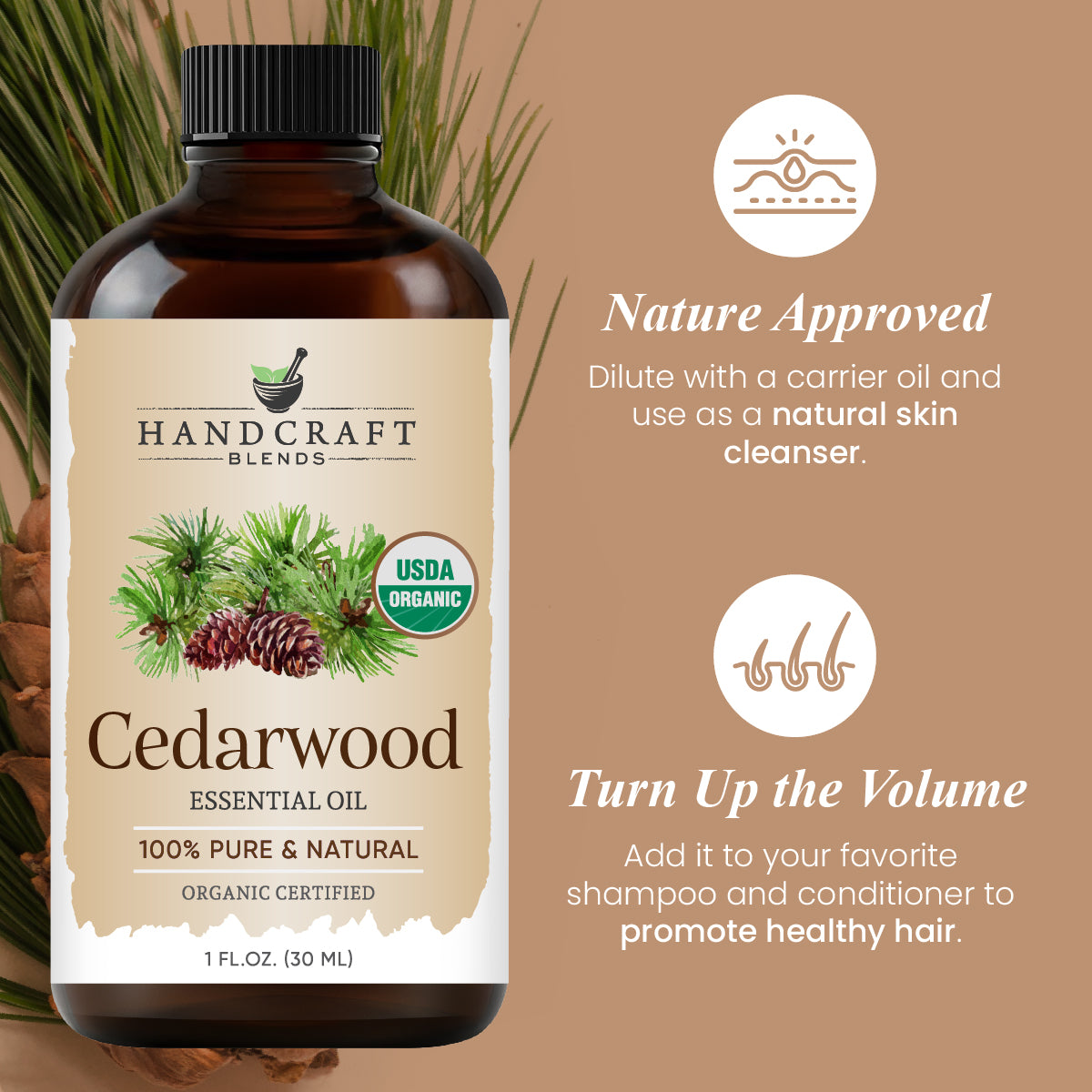 Organic Cedarwood Essential Oil
