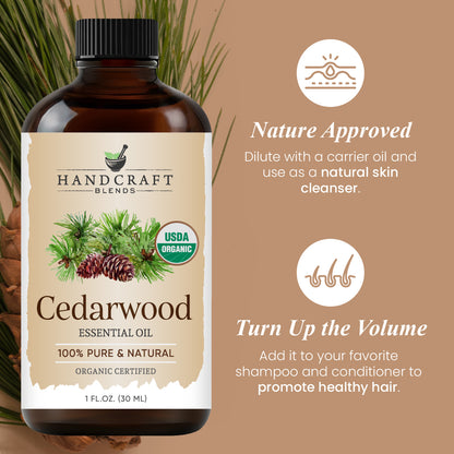 Organic Cedarwood Essential Oil