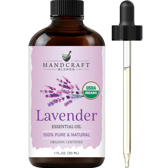 Handcraft Organic Lavender Essential Oil - 100% Pure and Natural - 1 Fl. Oz