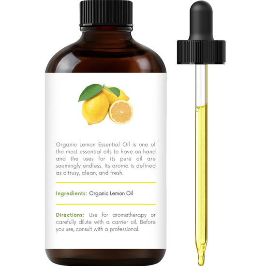 Handcraft Organic Lemon Essential Oil - 100% Pure and Natural - 1 Fl. Oz