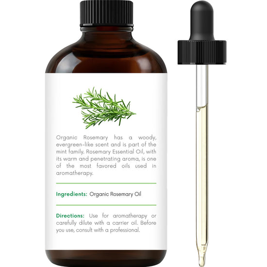 Handcraft Organic Rosemary Essential Oil - 100% Pure & Natural - 1 Fl. Oz