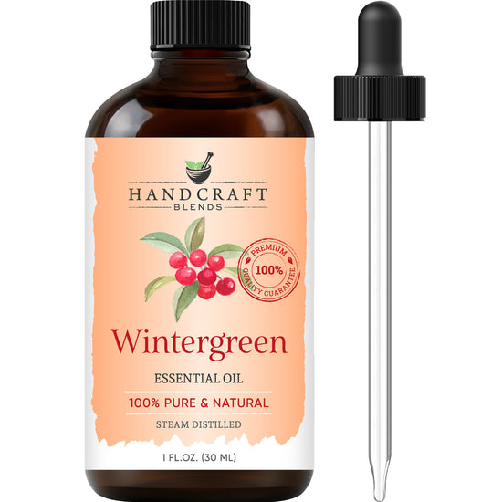 Handcraft Wintergreen Essential Oil - 100% Pure and Natural - 1 Fl. Oz