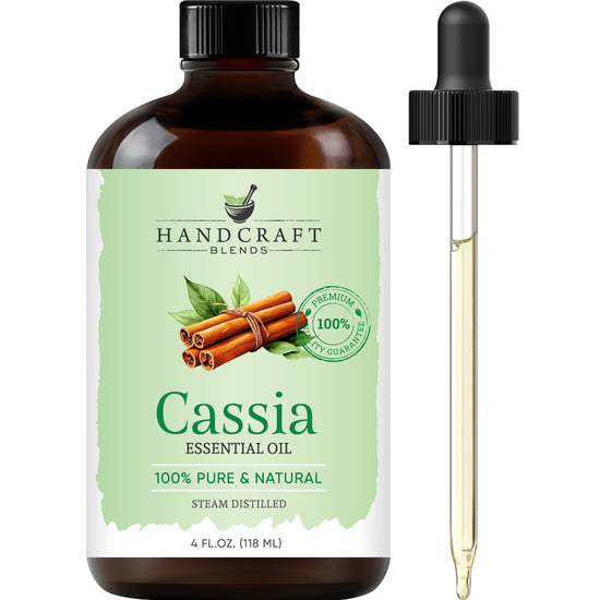 Handcraft Cassia Essential Oil - 100% Pure & Natural - 4 Fl. Oz