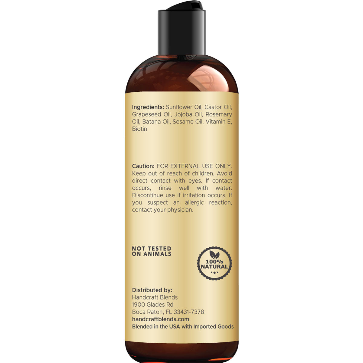 Rosemary Carrier Oil Blend with Castor, Jojoba, Batana and Biotin