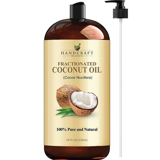 Handcraft Fractionated Coconut Oil - 100% Pure & Natural - 28 fl. Oz