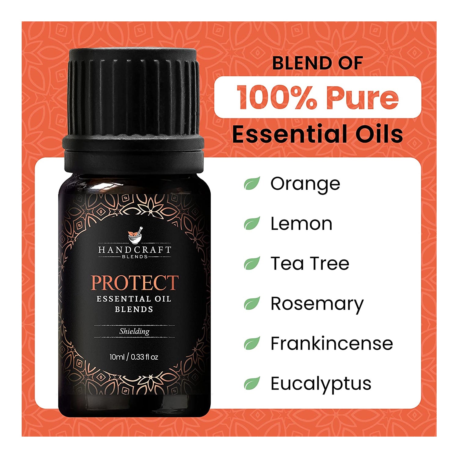 Handcraft Blends Handcraft Protect Essential Oil Blend 0.33 Fl Oz - Essential  Oils for Diffusers for Home - Immune Support Essential Oil for Men