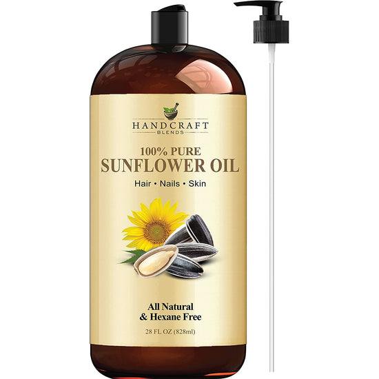 Handcraft Sunflower Oil – 100% Pure and Natural – 28 fl. Oz