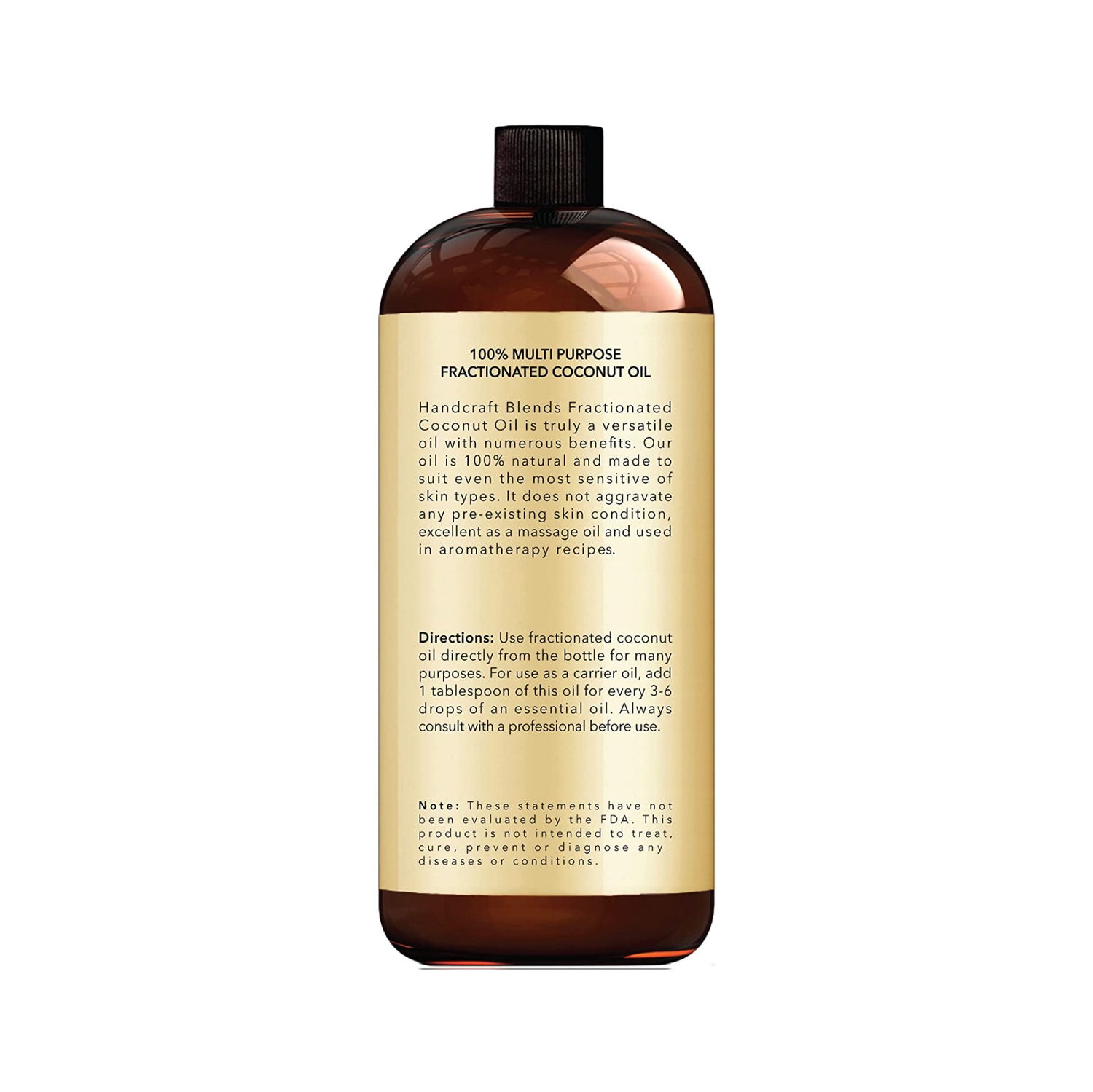 Aromatherapy Carrier Oil, Moisturizing Fractionated Coconut Oil