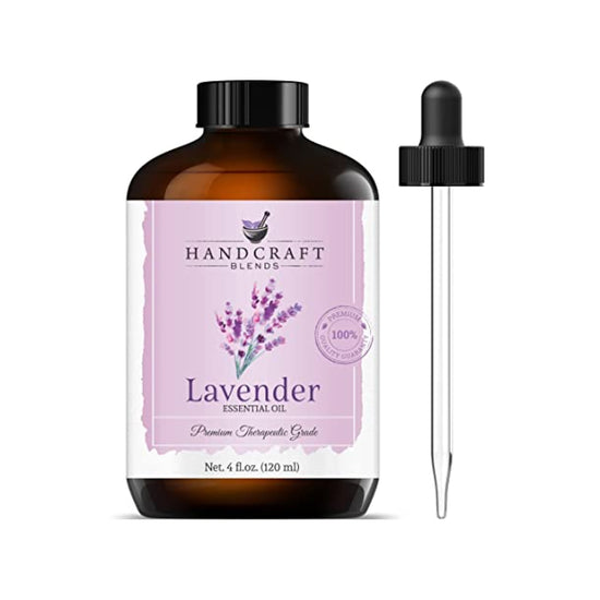 Handcraft Blends Jojoba Oil with Frankincense Oil and Lavender Oil for Skin, Face, and Hair - Deeply Moisturizing for Skin - Massage Oil for