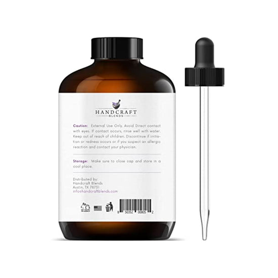 lavender essential oil bottle back